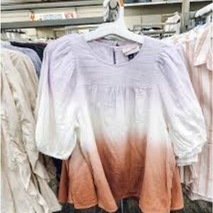 Ombré universal thread top nwt